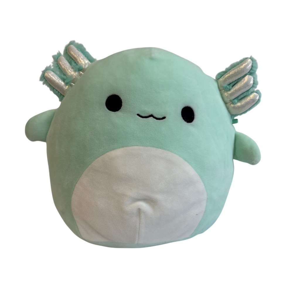 Squishmallows 10" Anastasia The Axolotl Teal Fuzzy Ears Plush Soft KellyToys